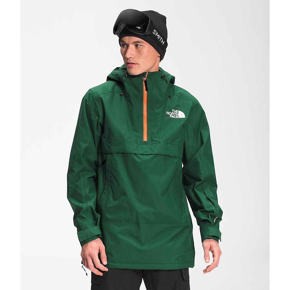 The North Face Ski Jacket Mens Australia - The North Face Silvani Anorak Green (BJV-518937)